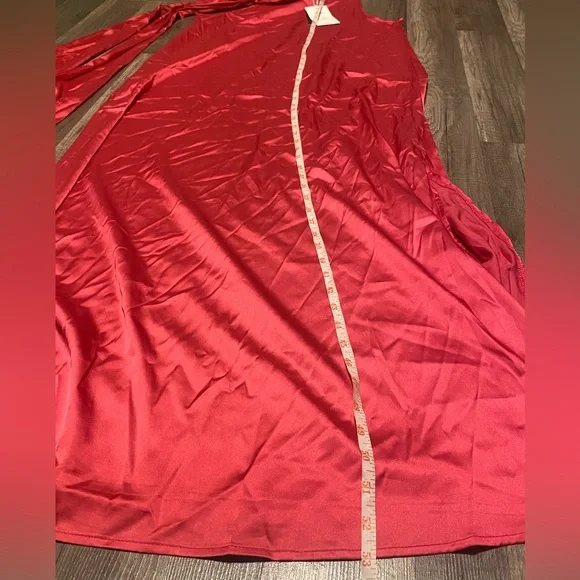 Sleeveless High-Neck Maxi Dress in Bright Fuchsia - Picture 9 of 9